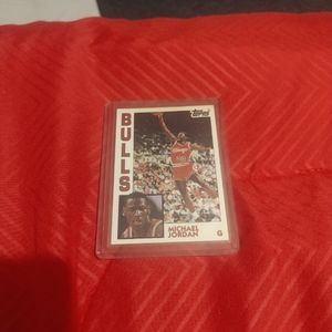 Toppes rookie card mj